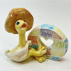 Vtg KOKO Originals “O” Ostrich Alphabet Porcelain Figurine Nursery #KO25271